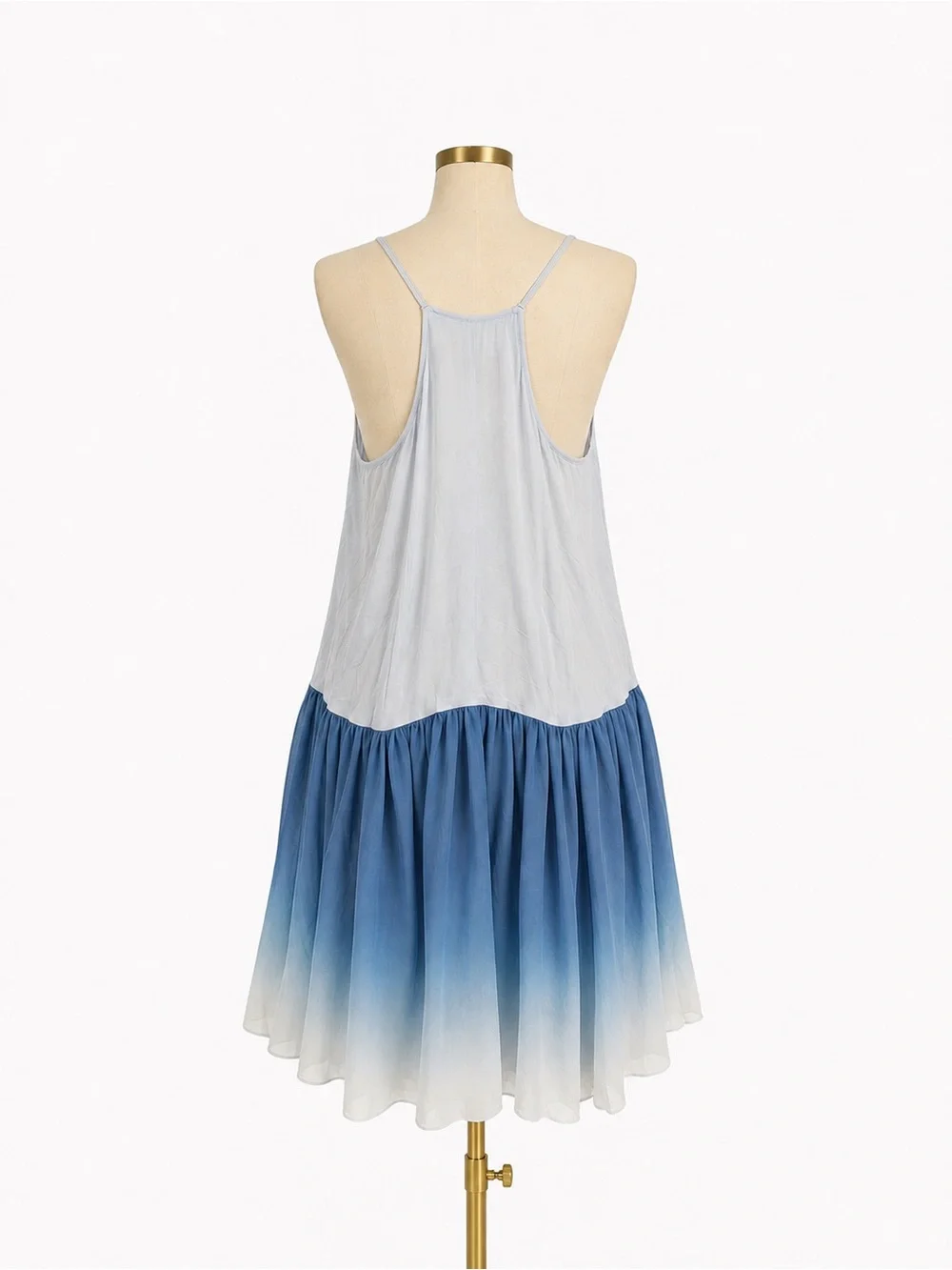 Free People Blue Ombre Babydoll Mini Dress